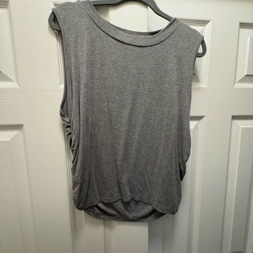 Gray Sleeveless Women's Top